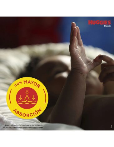 Pañales HUGGIES CLASIC G X 60 - HUGGIES