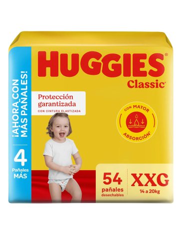 Pañales HUGGIES CLASS AHORRO XXG X 54 HUGGIES