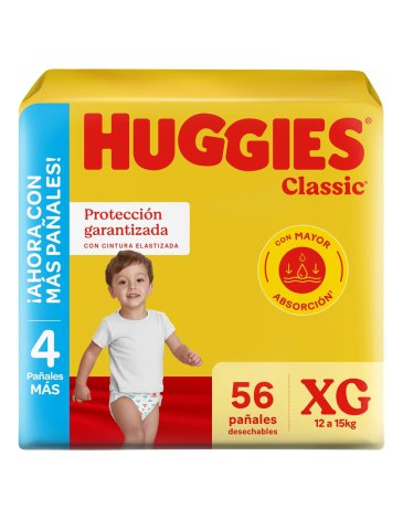 Pañales HUGGIES CLASS AHORRO XG X 56 HUGGIES