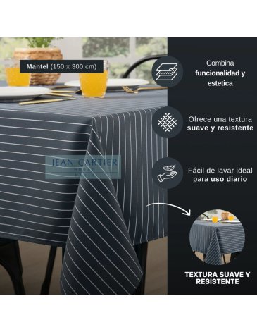 Mantel de Cocina 150 x 300 cm JEAN CARTIER