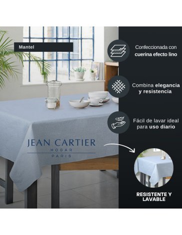 Mantel de Cuerina Estampada 140x300 cm - JEAN CARTIER