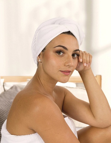 Turbante de toalla 100% algodon JEAN CARTIER