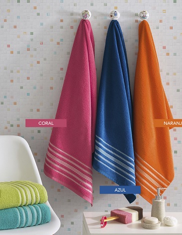 Toalla Algodon de 360 grs/m2 Super Suave 41x70 cm FANTASIA