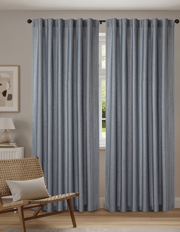 Juego De Cortinas 140x210 Cm Diseño Rayas | Línea Melbourne JEAN CARTIER