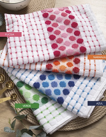 Repasador Dots Jacquard 100% Algodon JEAN CARTIER