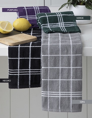 Repasador para Cocina de Algodon Terry 45x70 cm JEAN CARTIER