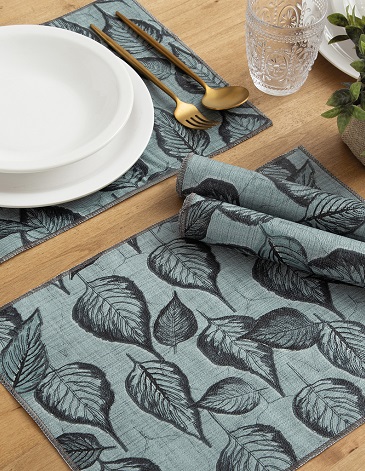 Set de Individuales x4 Estampados de Cuerina JEAN CARTIER