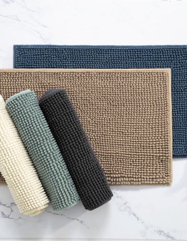 Alfombra de baño de microfibra shaggy 60 x 40 cm JEAN CARTIER
