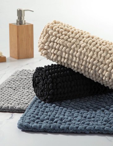 Alfombra de baño de microfibra shaggy súper absorbente JEAN CARTIER