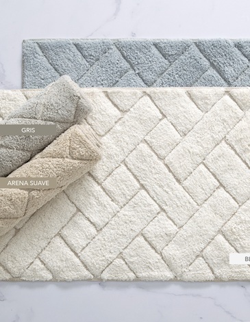 Alfombra de baño jacquard. ¡100% ALGODÓN! JEAN CARTIER