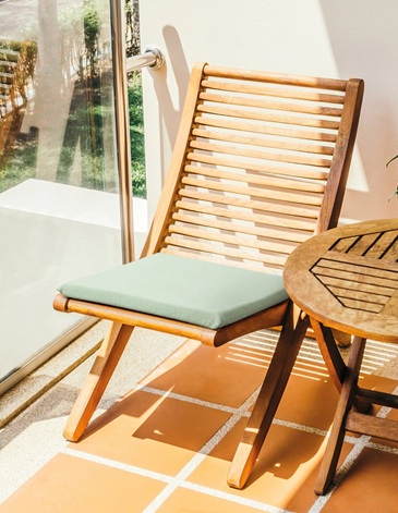 Almohadón para silla de tusor liso JEAN CARTIER