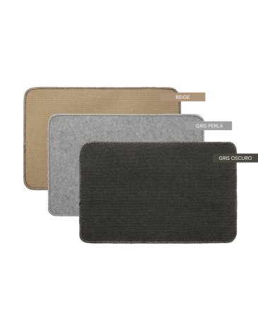 Felpudo liso tejido con hilo, con base de goma JEAN CARTIER