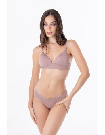 CONJUNTO TAZA SOFT TRIANGULO DE MICROFIBRA CON COLALESS T85/100 UAILEE