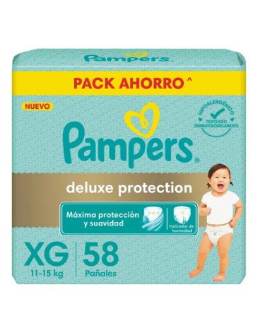 Pañales Pampers Deluxe  XG x 58 PAMPERS
