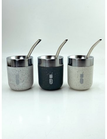 Matermico Aro Cromado c/packaging y bombilla LINEA STONE - QUO