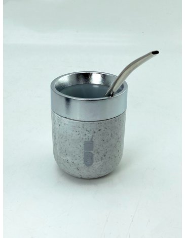 Matermico Aro Cromado c/packaging y bombilla LINEA STONE - QUO