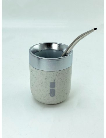 Matermico Aro Cromado c/packaging y bombilla LINEA STONE - QUO