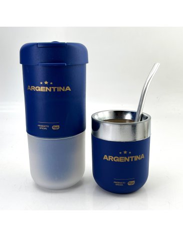 Set despolvillador + mate ARGENTINA MUNDIAL - QUO