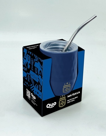 Mate Afa y bombilla  ARGENTINA MUNDIAL QUO