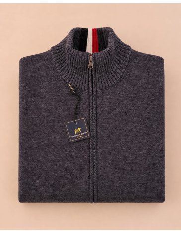 SWEATER CAMPERA TALLE S/XXL - HARMONT & BLACKE