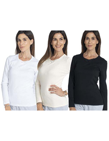 Camiseta manga larga c/aplique T1/4 MARIENE