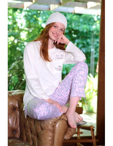 Pijama dama T1/4 - MARIENE