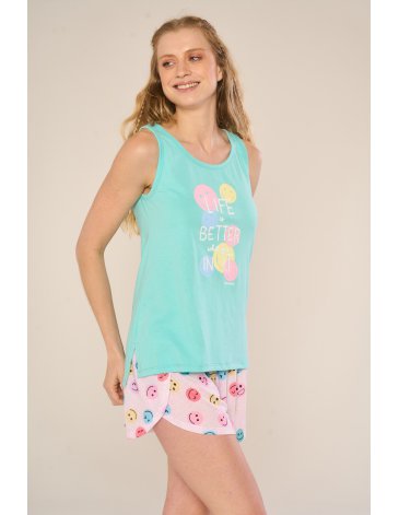 Pijama dama T1/4 - MARIENE