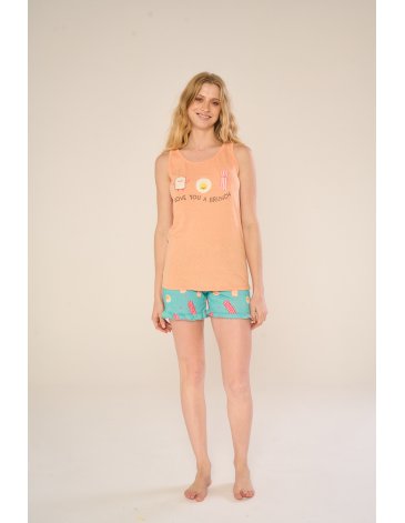 Pijama dama T1/4 - MARIENE