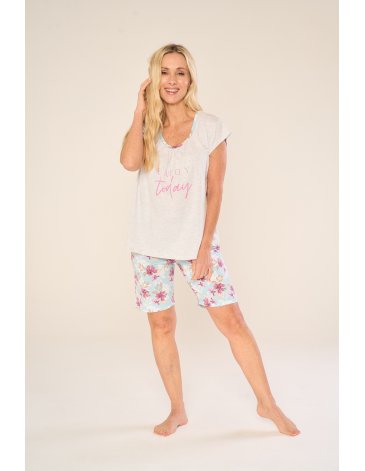 Pijama jersey estampado T48/52 MARIENE