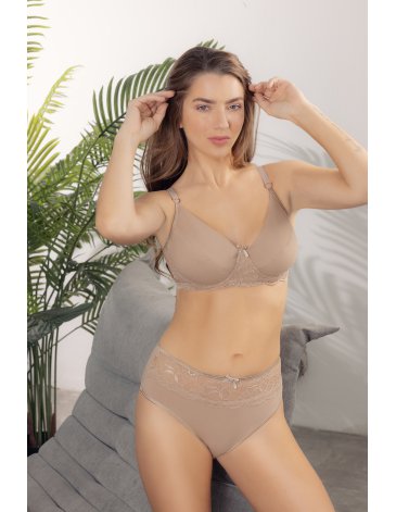 Conjunto señora c/aro y bombacha tiro corto T95/115 MELIFERA