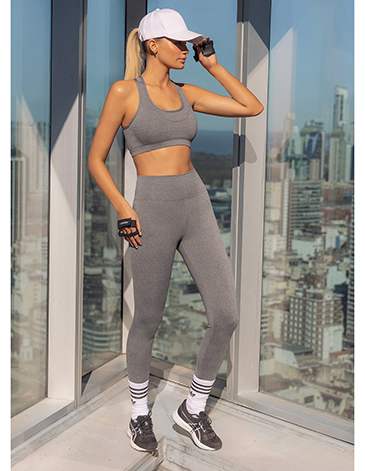 Top Deportivo de Lycra cruzado y red de Dry Fit T85/105 MELIFERA