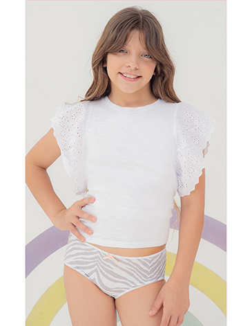 Bombacha nena alg. y lycra pack x3 - T1 al 6 VINTAGE