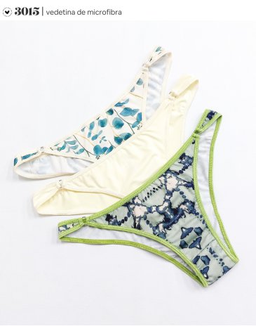 Vedetina microfibra Pack x3 VINTAGE