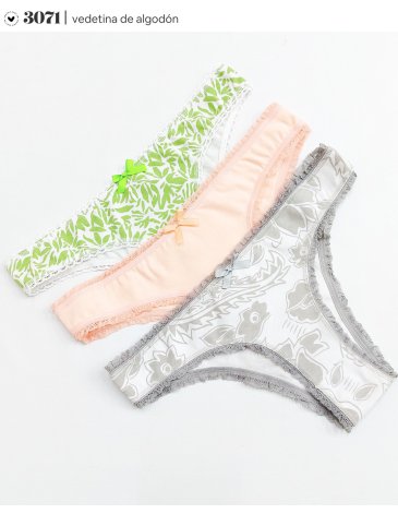 Vedetina elastico fantasia Pack x3 unid VINTAGE