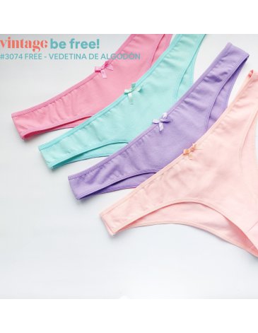 Vedetina especial alg y lycra Pack x3 VINTAGE