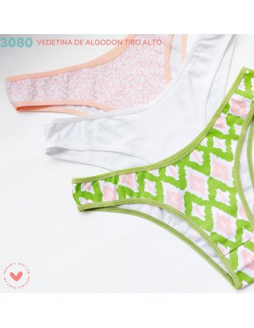 Vedetina alg y lycra Pack x3 VINTAGE