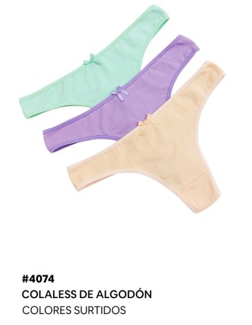 Colaless Pack x3 Alg y Lycra VINTAGE