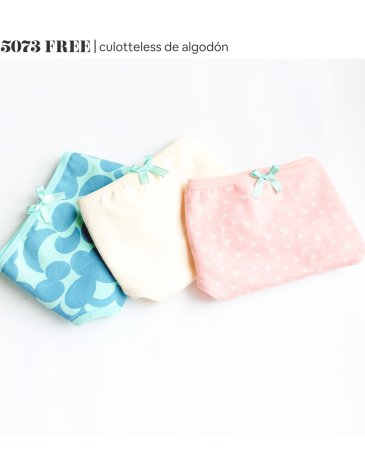 Culotteless alg y lycra especial Pack x3 VINTAGE