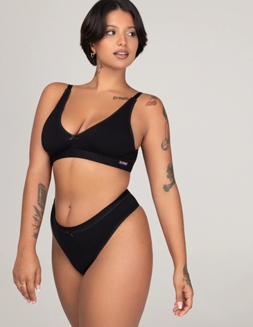 CULOTTE LESS DE ALGODÓN Y LYCRA T1/4 SO PINK