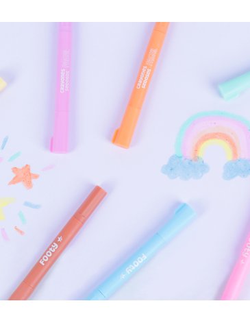 CRAYONES SEDOSOS PASTEL X 8 - FOOTY