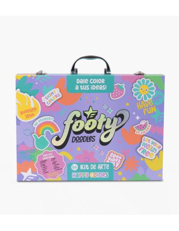 SET DE ARTE 60 PIEZAS FOOTY FOOTY