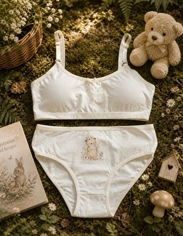 CONJUNTO NENA ESTAMPADO ALGODON Y LYCRA T8/14 MAREY