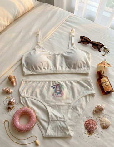 CONJUNTO NENA ESTAMPADO ALGODON Y LYCRA T8/14 MAREY