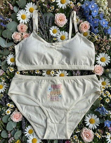 CONJUNTO NENA ESTAMPADO ALGODON Y LYCRA T8/14 MAREY