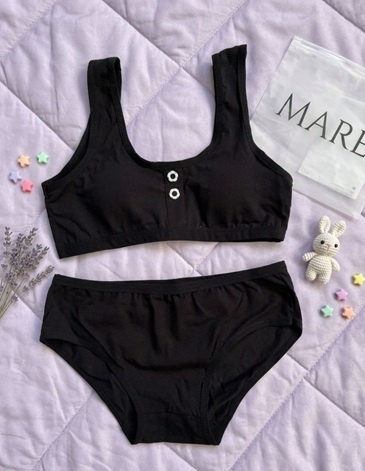 CONJUNTO NENA LISO ALGODON Y LYCRA T8/14 MAREY