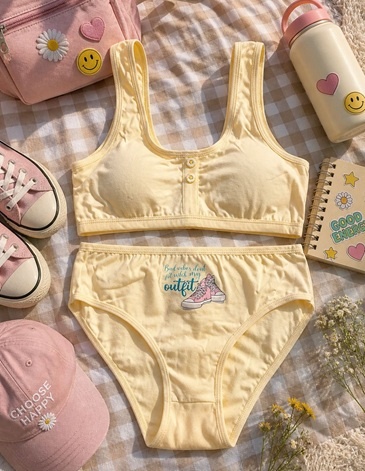 CONJUNTO NENA ESTAMPADO ALGODON Y LYCRA T8/14 MAREY