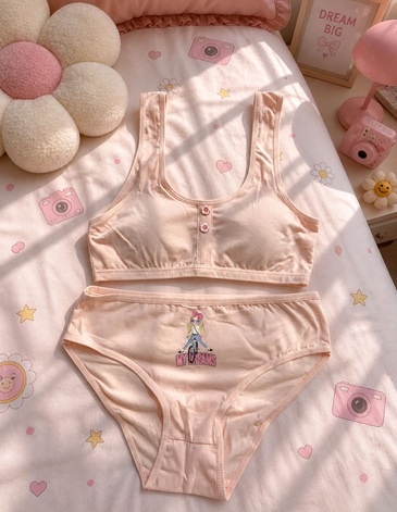 CONJUNTO NENA ESTAMPADO ALGODON Y LYCRA T8/14 MAREY