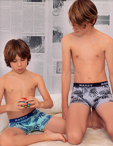 Boxer niño estampado alg y lycra T2/16 MAREY