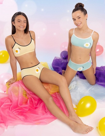 Conjunto top alg y lycra c/culotte T8/18 MAREY