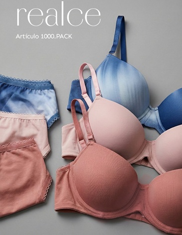 Conjunto x docena surtido de modelos T85/100 MARCELA KOURY